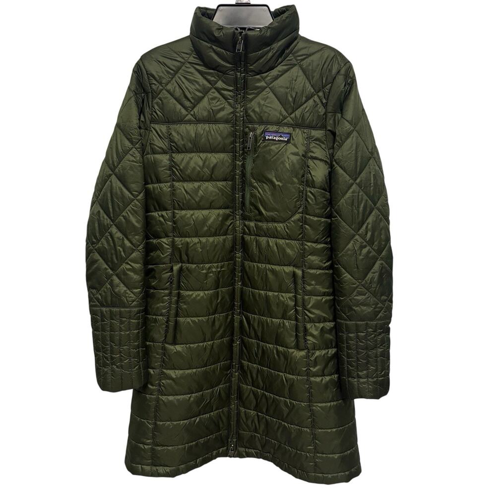 Patagonia Radalie Parka Jacket Womens XS Puffer Green Insulated Gorpcore Quilted